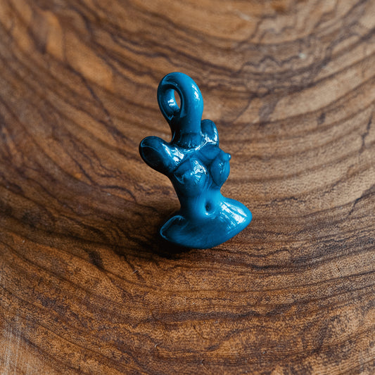 exquisite glass pendant - Aqua Azul Torso Pendant by KT Scissorbaby