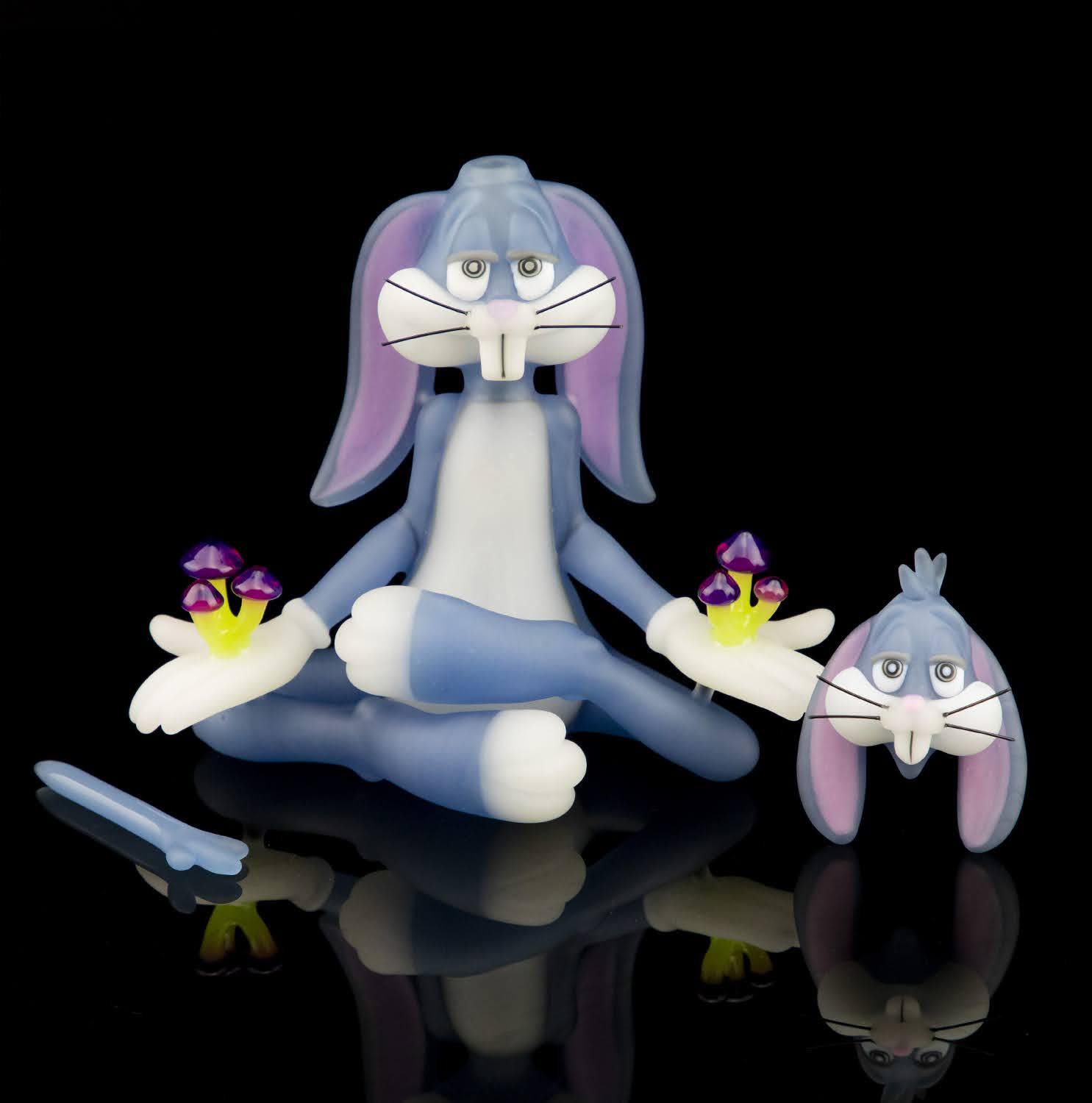artisan-crafted design of the Large Mushroom Rig by Glasshole (2023)