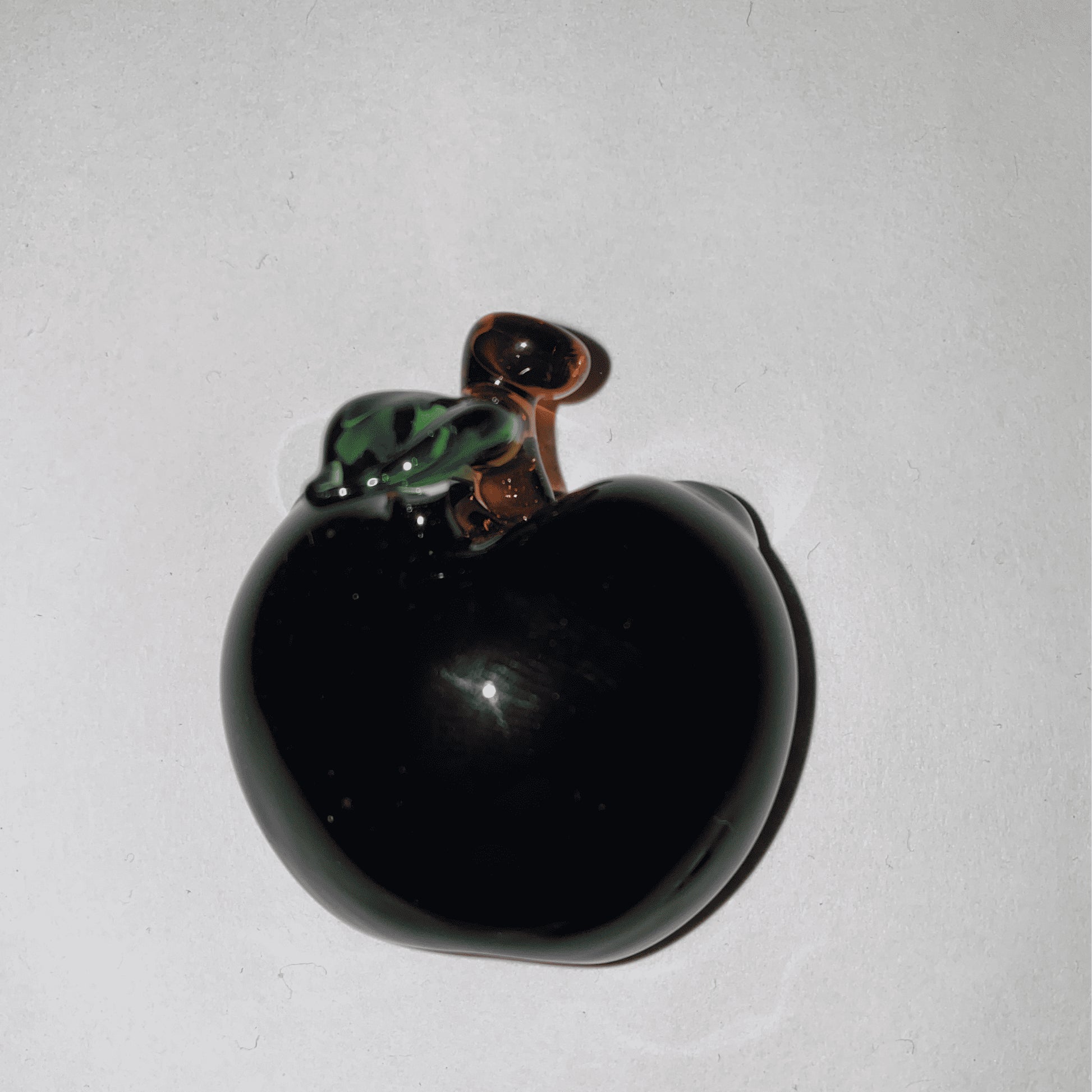 sophisticated glass pendant - Black Apple Pendant by Pouch Glass