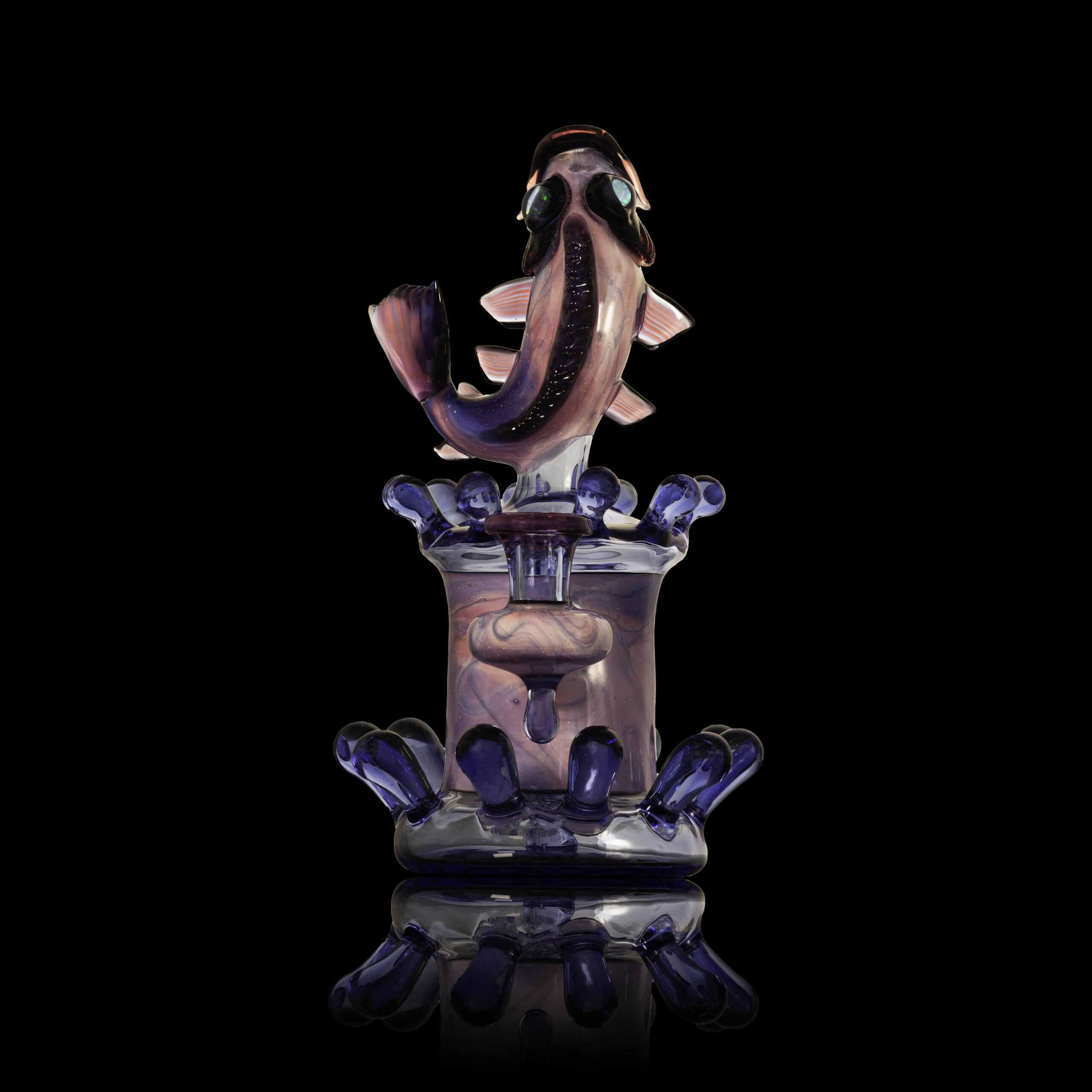 artisan-crafted design of the Large Mushroom Rig by Glasshole (2023)