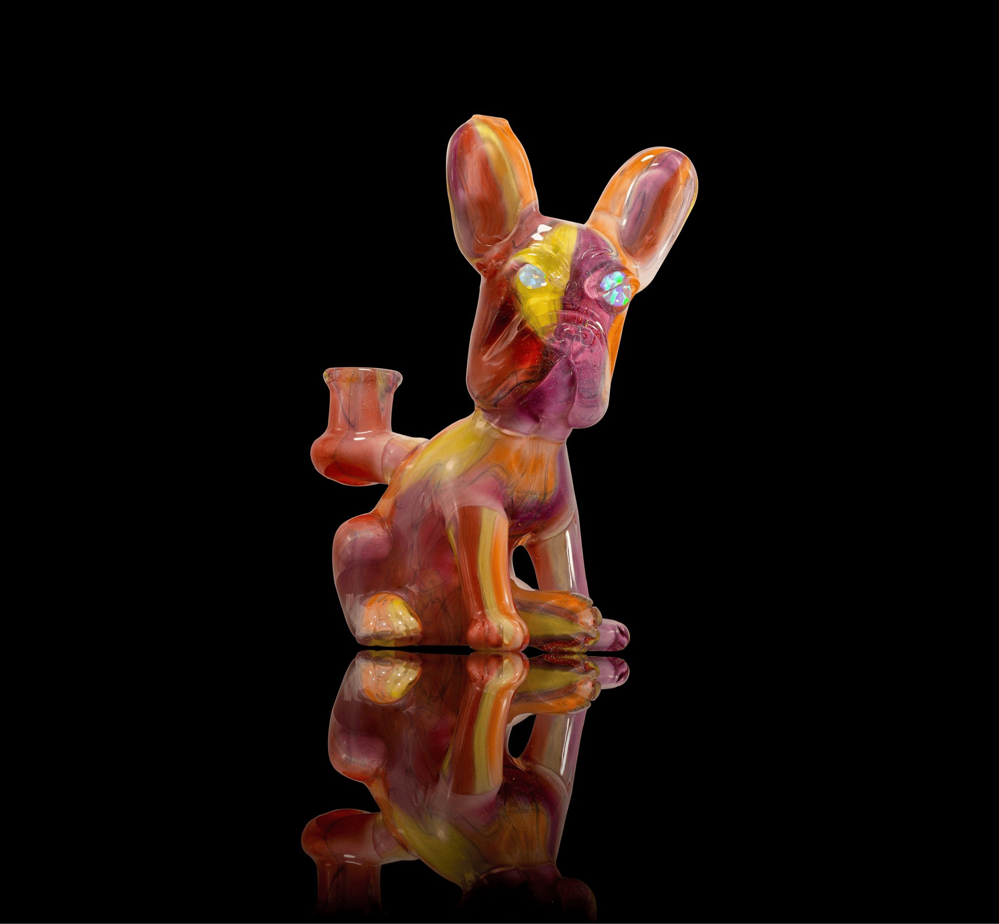 artisan-crafted design of the Large Mushroom Rig by Glasshole (2023)