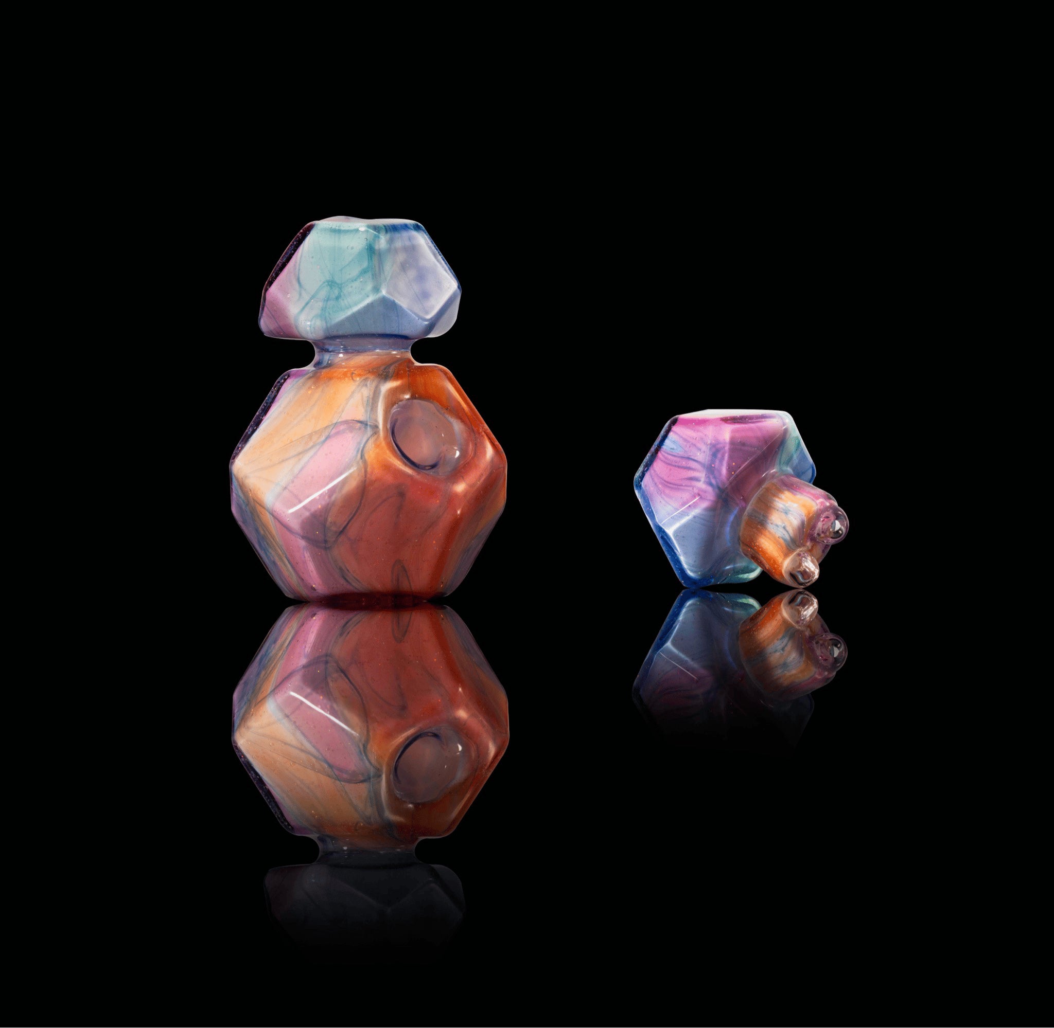 artisan-crafted design of the Large Mushroom Rig by Glasshole (2023)