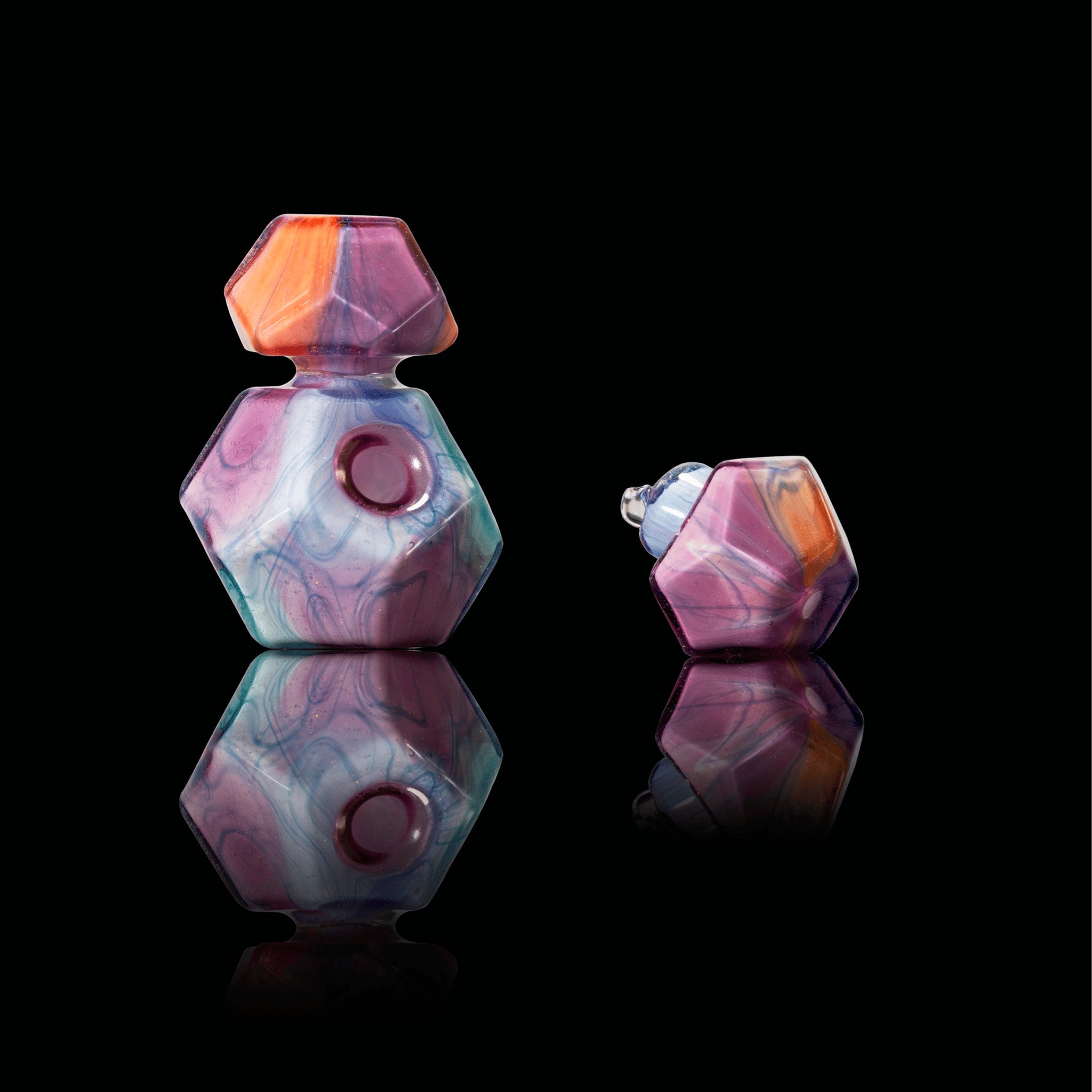 artisan-crafted design of the Large Mushroom Rig by Glasshole (2023)