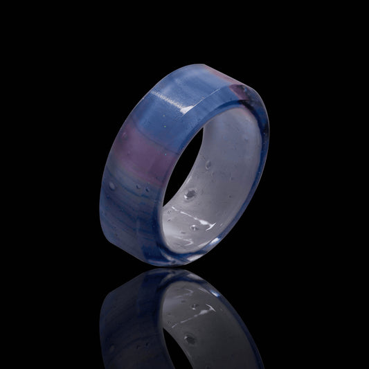 artisan-crafted art piece - Scribble Glass Ring (Size 6.75) by Marni x Scomo Moanet (2021)