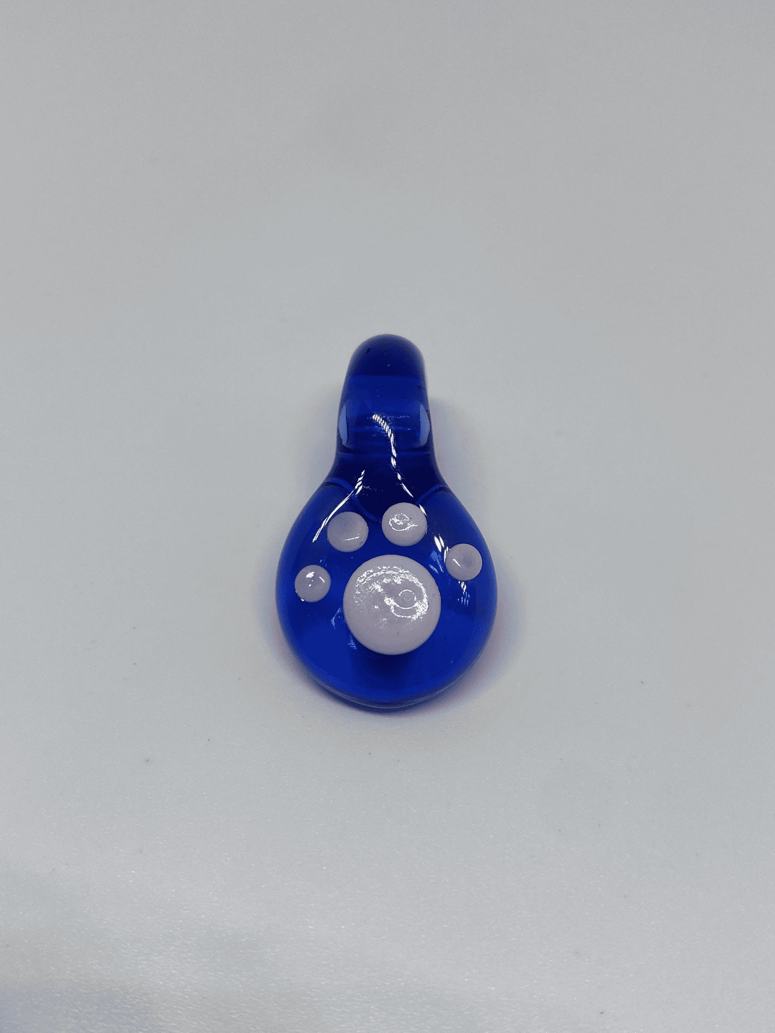 heady glass pendant - Blue Cobalt Pet Paw Pendant by Alexander The Great Glass