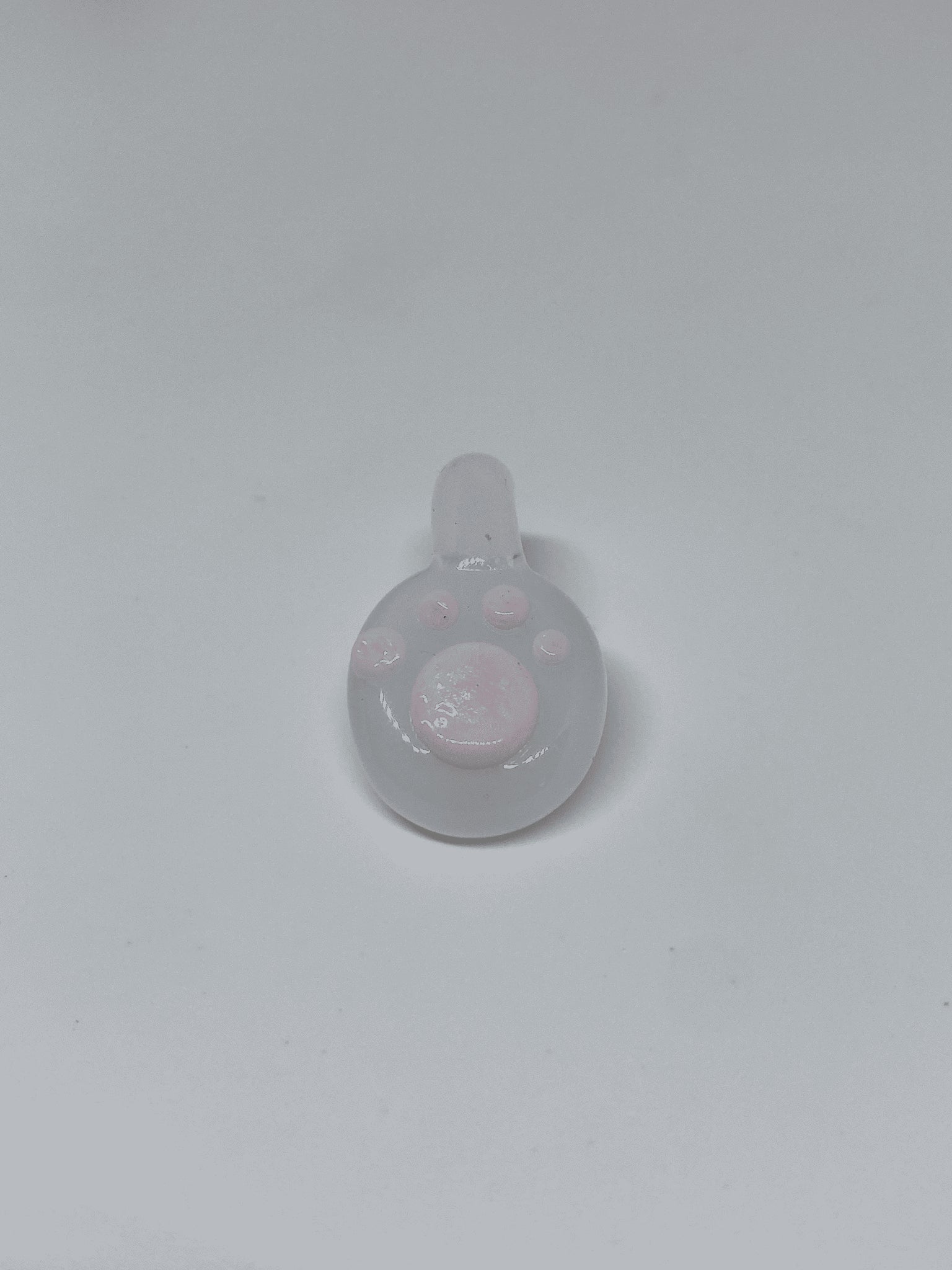 exquisite glass pendant - Jade White Pet Paw Pendant by Alexander The Great Glass