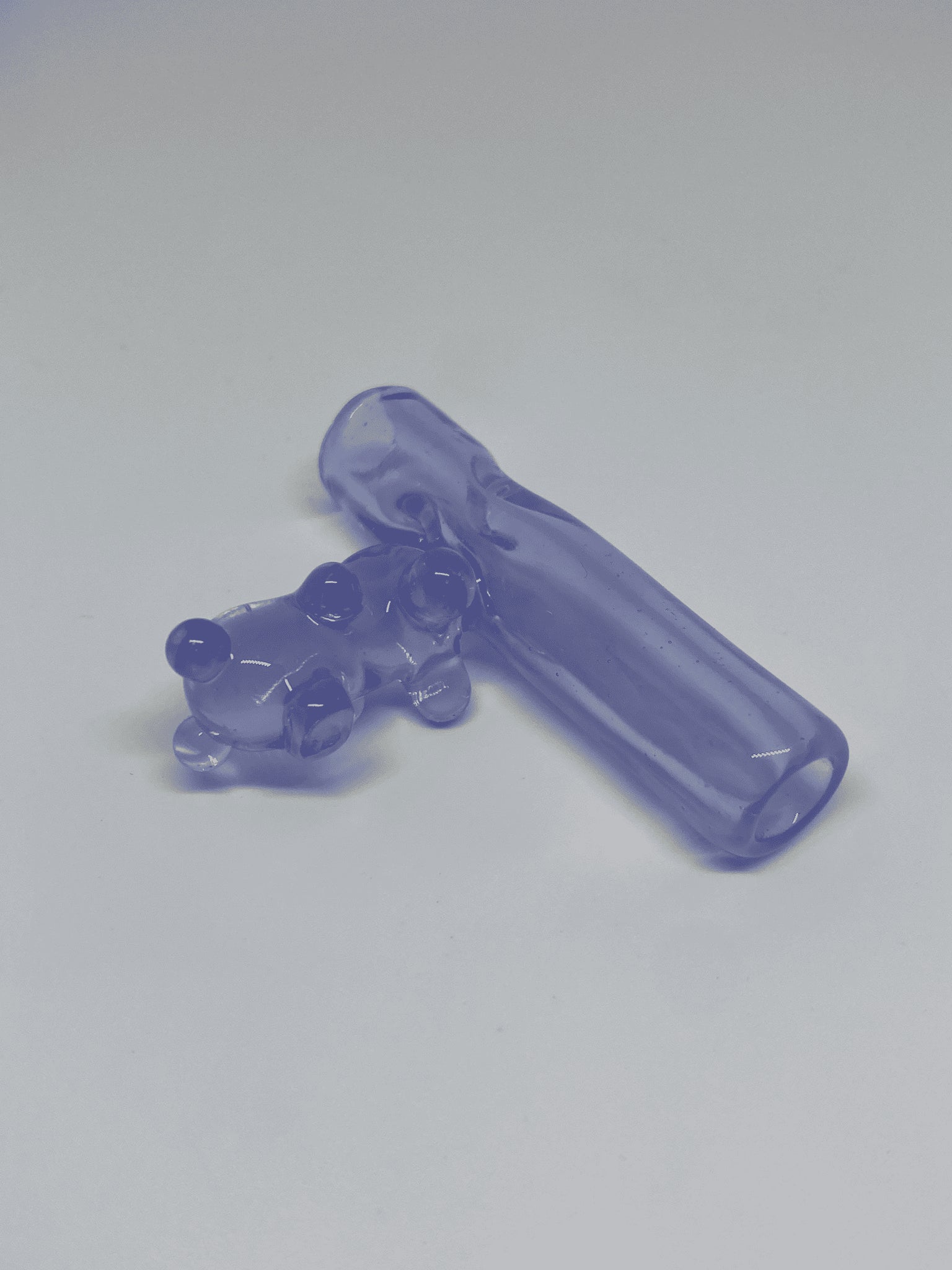 artisan-crafted art piece - Heady Bear Tip (M) by Alexander The Great Glass