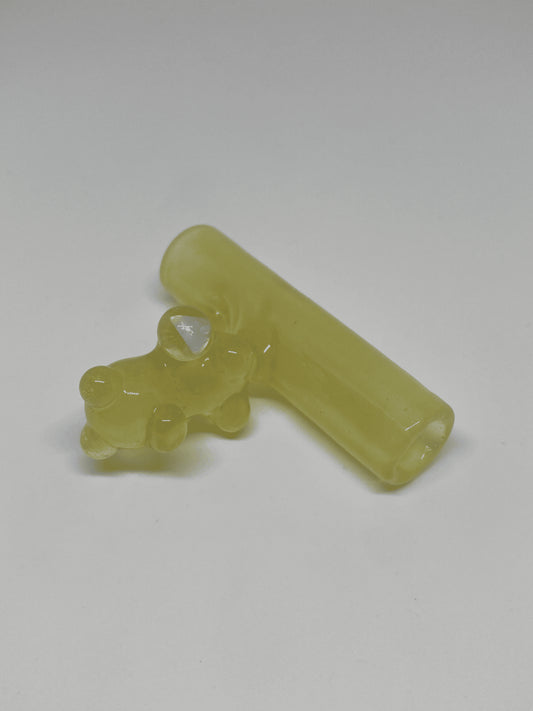 heady art piece - Heady Bear Tip w/ Opal (T) by Alexander The Great Glass