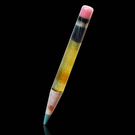 meticulously crafted art piece - Pencil (A) by Alex Ubatuba x Sherbet Glass