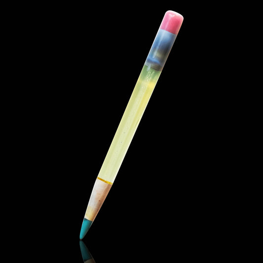artisan-crafted art piece - Pencil (B) by Alex Ubatuba x Sherbet Glass