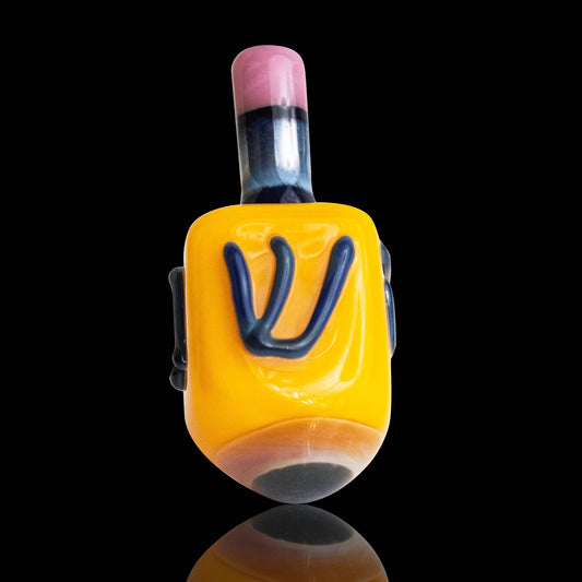 innovative art piece - Glass Dreidel (A) by Sherbet Glass