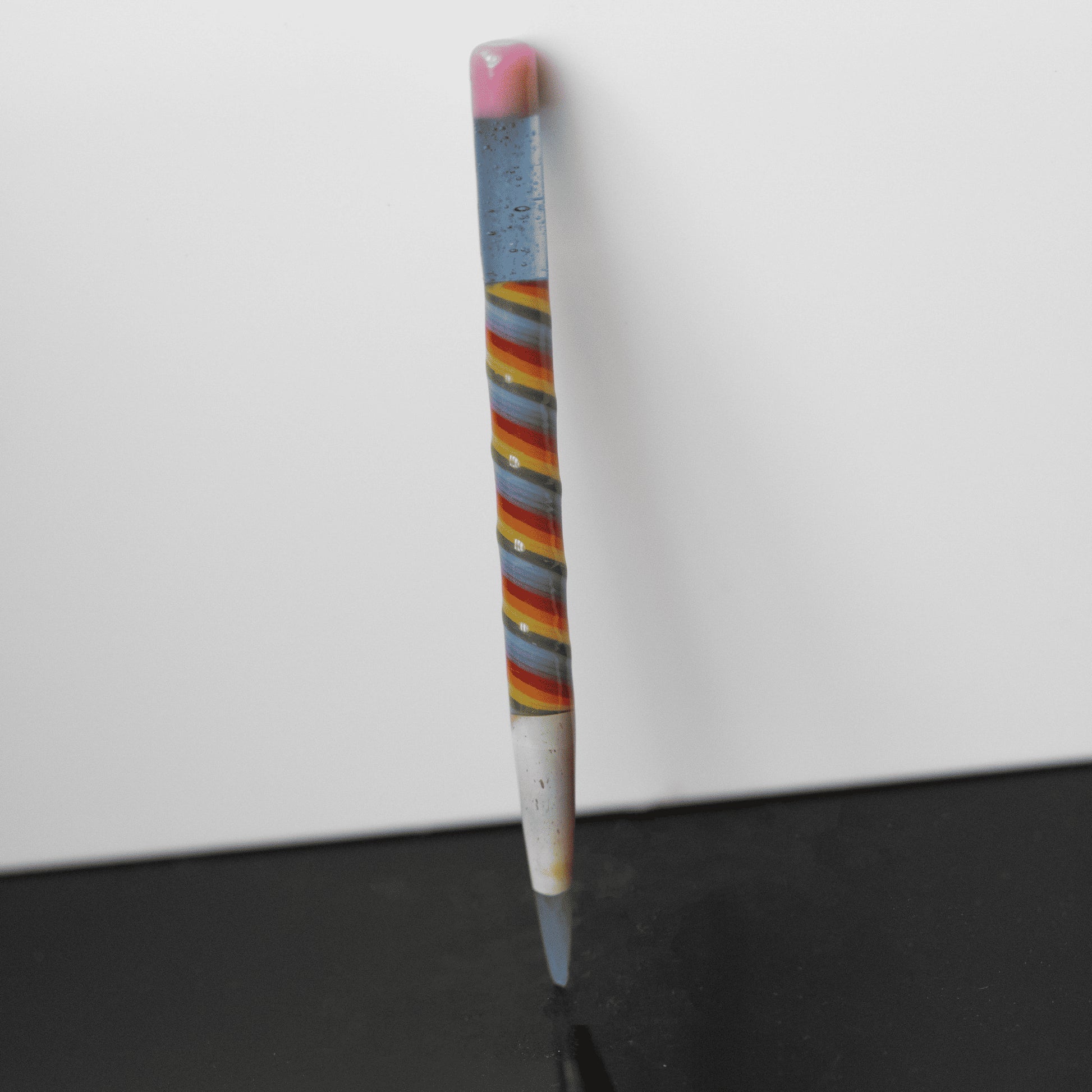 heady art piece - Rainbow Pencil (A) by Sherbet Glass