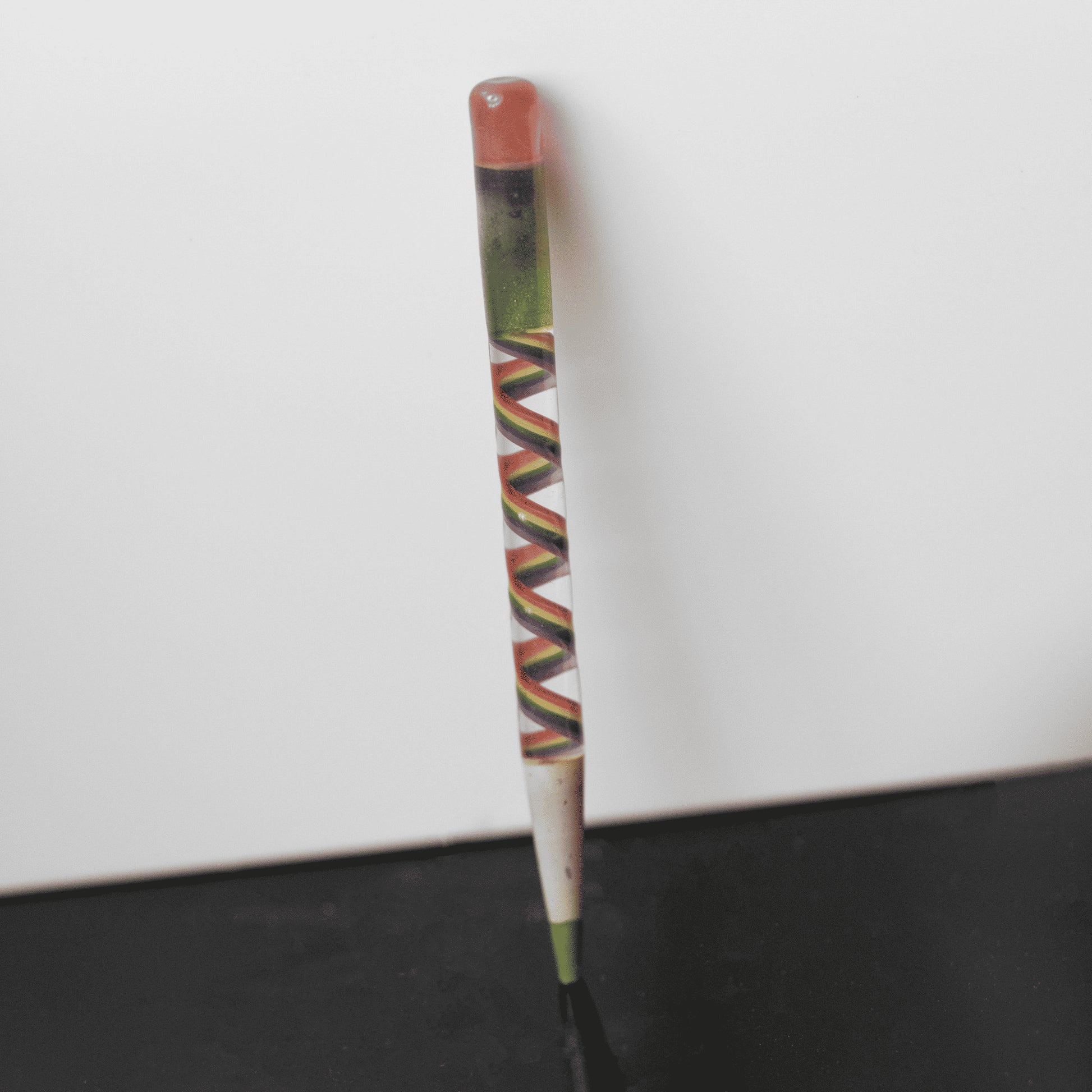 meticulously crafted art piece - Rainbow Pencil (B) by Sherbet Glass