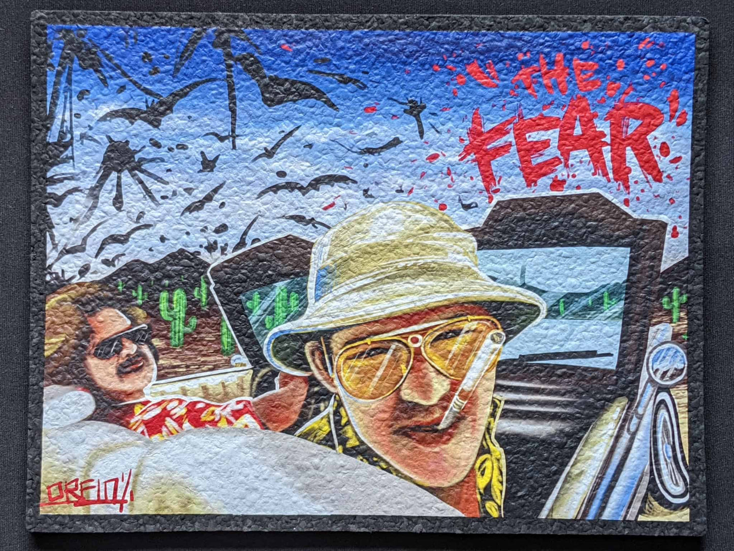artisan-crafted art piece - The Fear and Loathing Moodmat