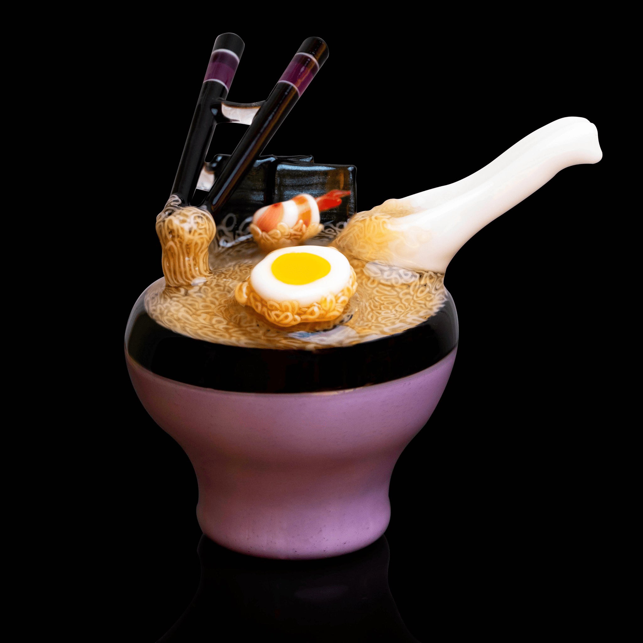 artisan-crafted design of the Large Mushroom Rig by Glasshole (2023)