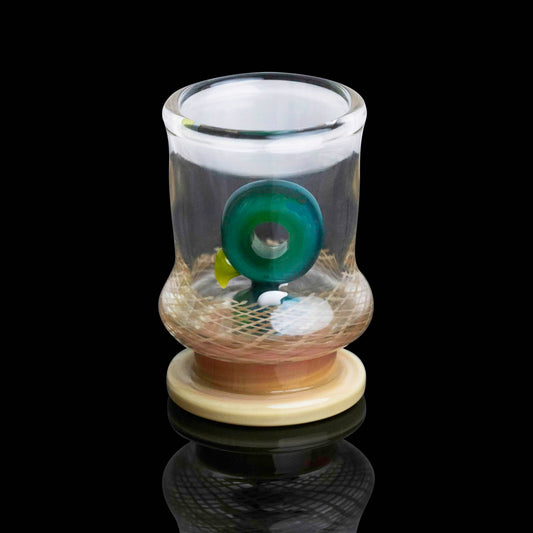 innovative art piece - Burd in Nest Shot Glass by CalM (2021)