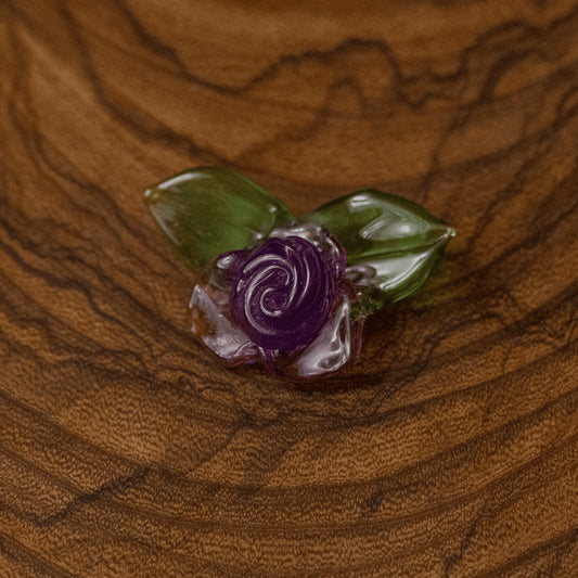 meticulously crafted glass pendant - Star Gazer Rosemary Pendant (H) by Sakibomb (2021)