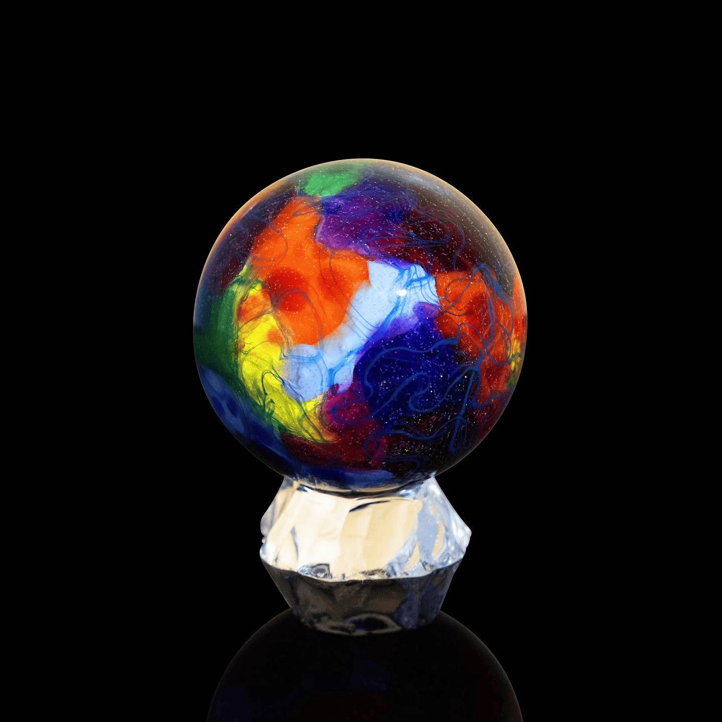 artisan-crafted design of the Large Mushroom Rig by Glasshole (2023)