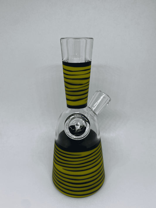 artisan-crafted art piece - Yellow Diamond Series Zoo Tube by Robertson Glass (2021)