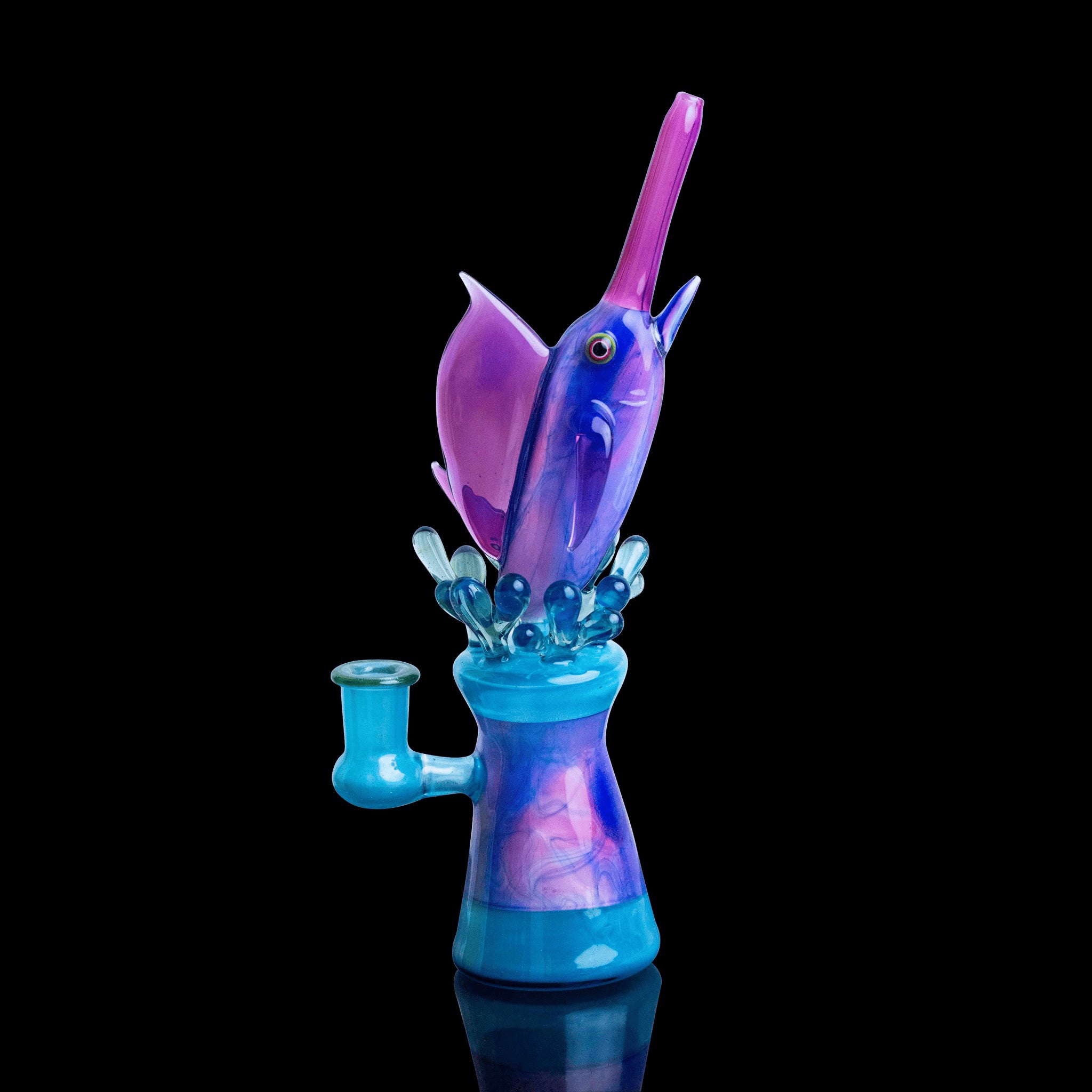 artisan-crafted design of the Large Mushroom Rig by Glasshole (2023)