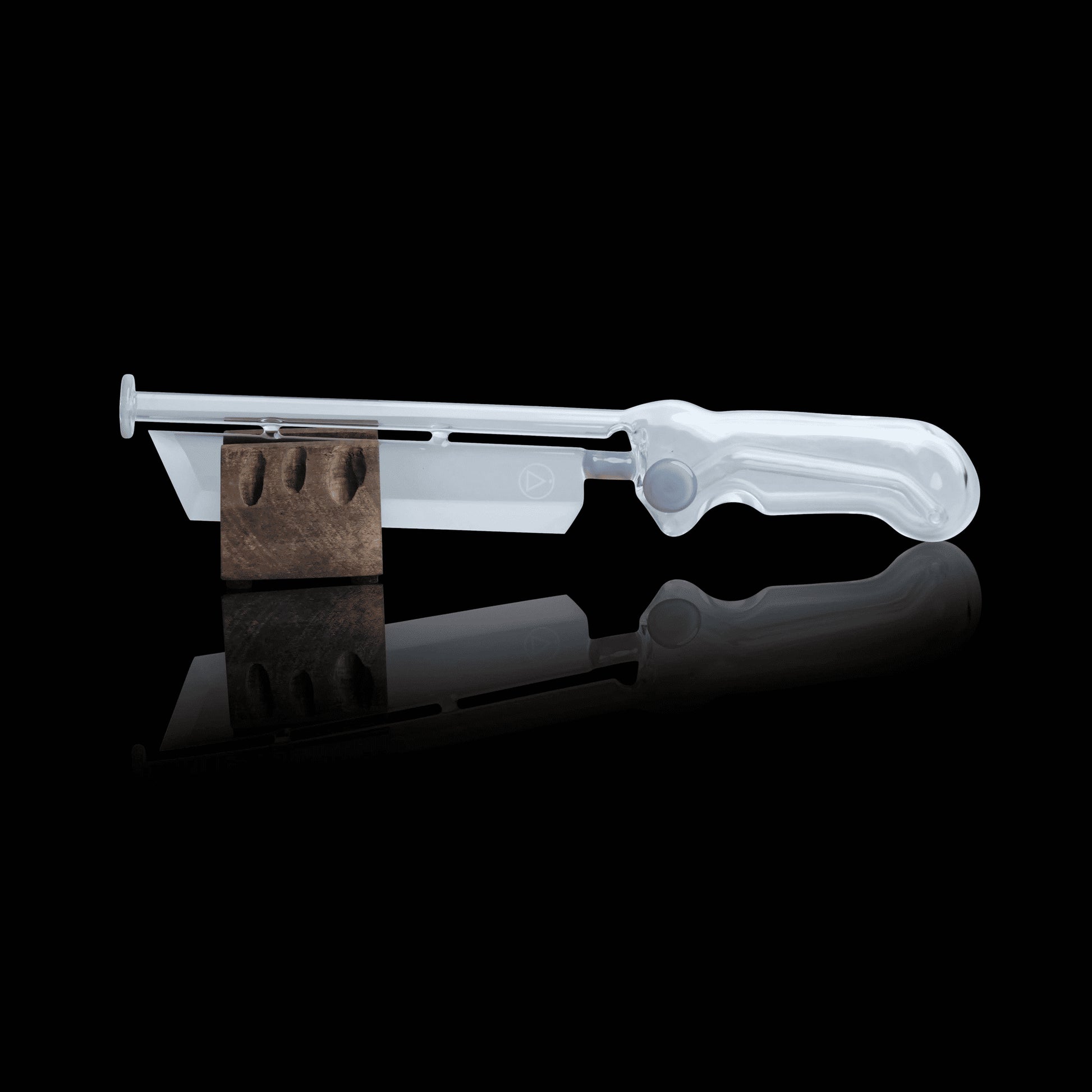 meticulously crafted art piece - Mirage Standard Combat Knife w/ Stand by Mad Machete Matt