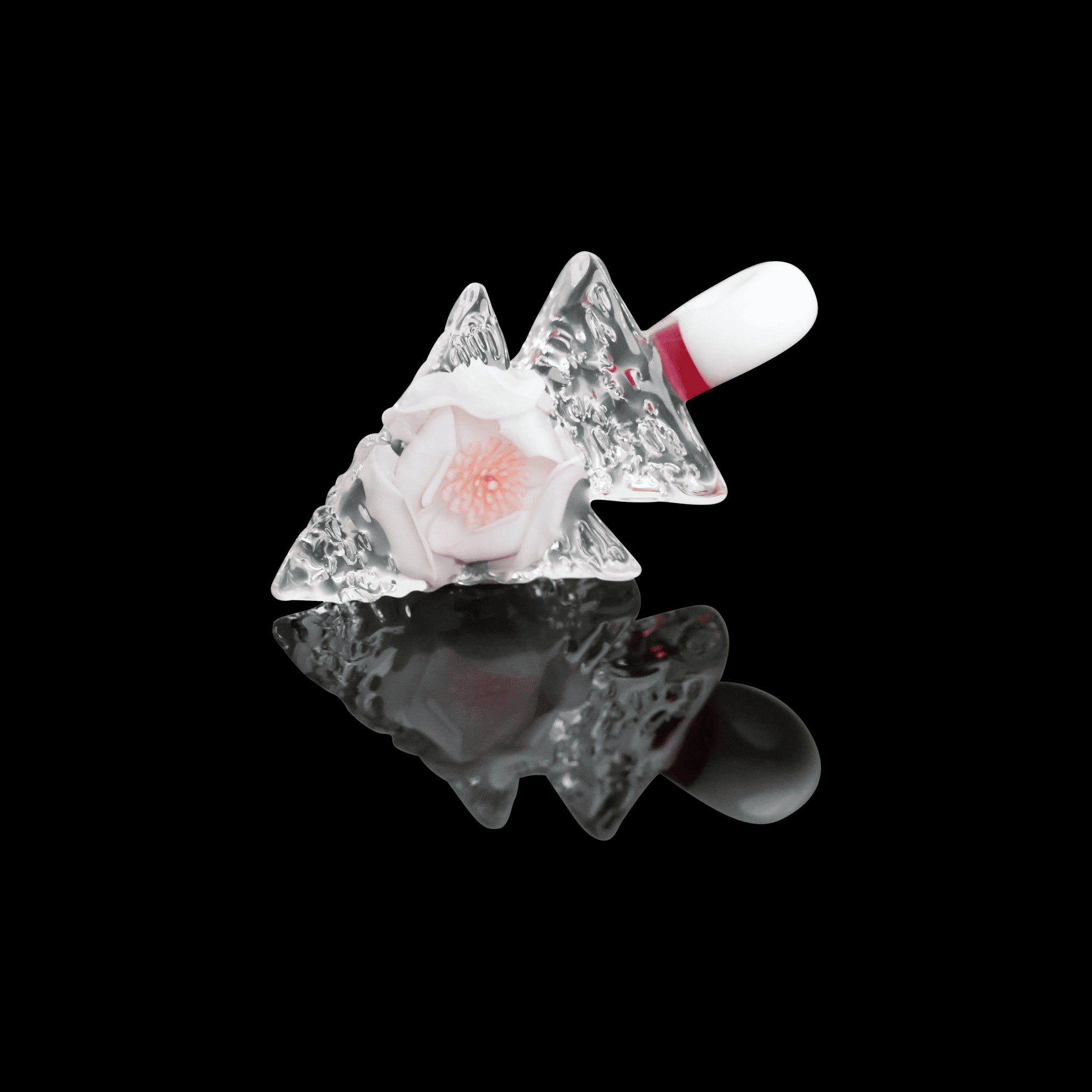 artisan-crafted design of the Large Mushroom Rig by Glasshole (2023)