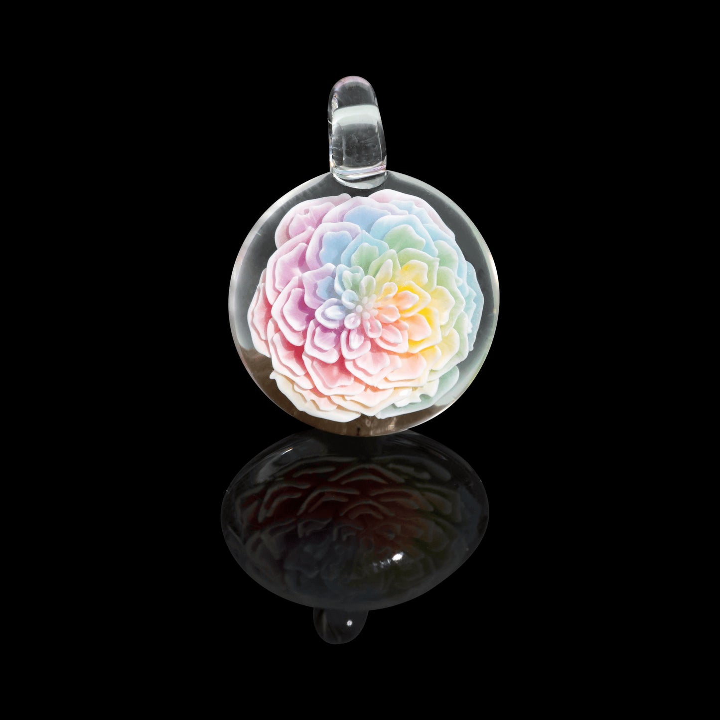 meticulously crafted glass pendant - Glass Pendant (G) by Glass Azu
