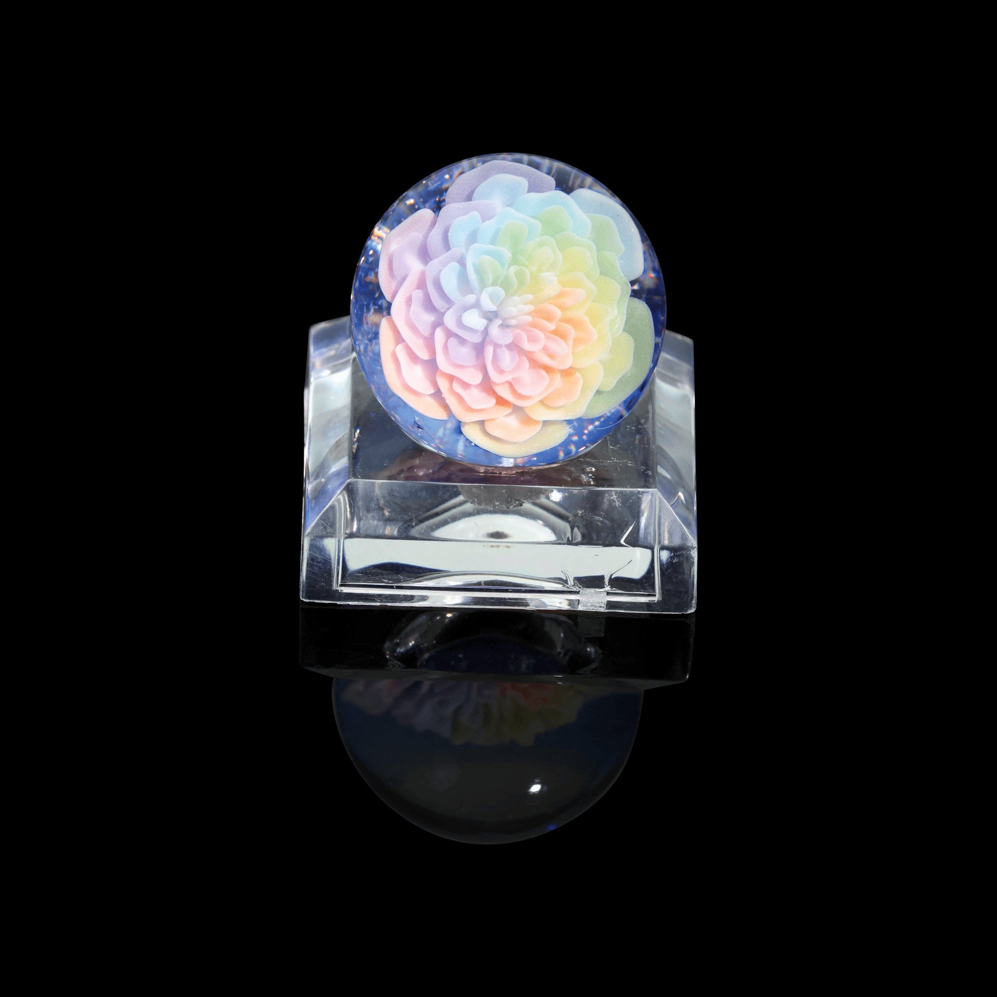 artisan-crafted design of the Large Mushroom Rig by Glasshole (2023)