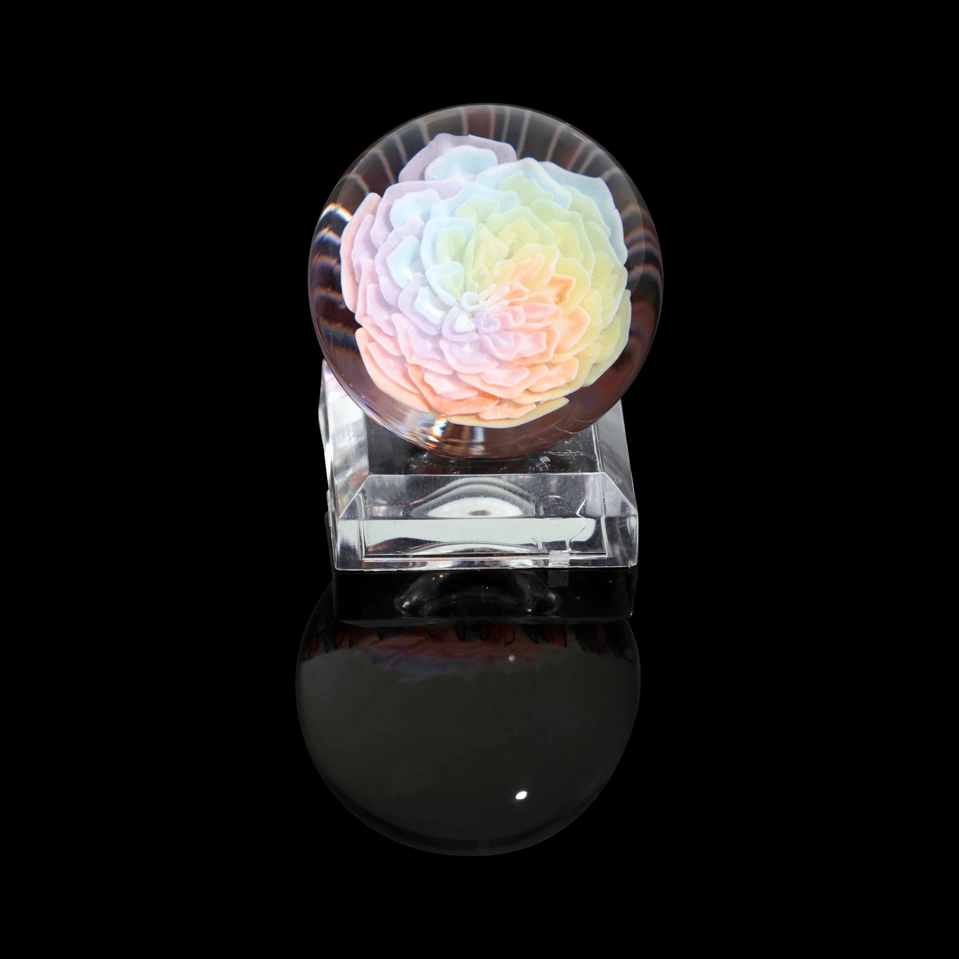 hand-blown art piece - Glass Marble (F) by Glass Azu
