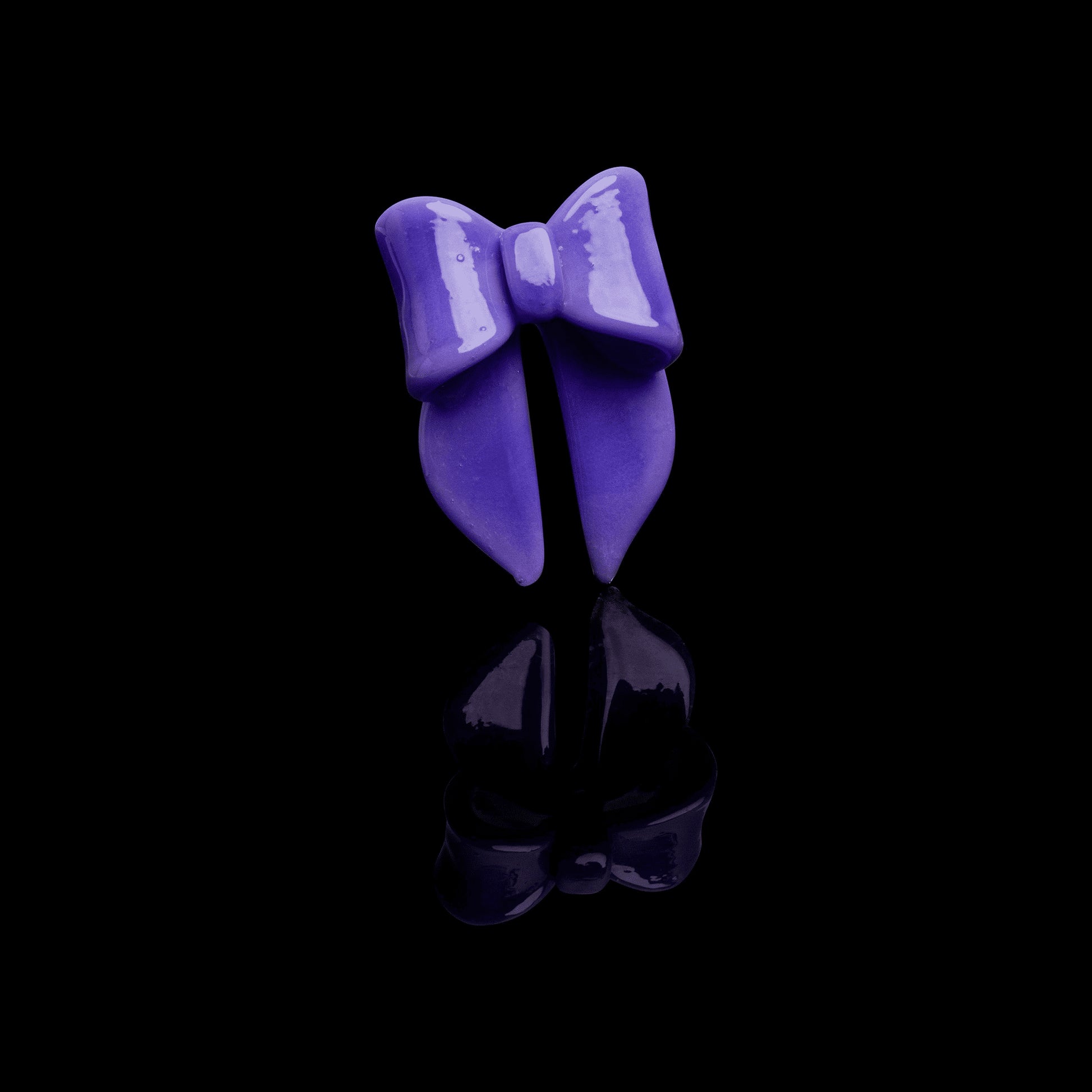 heady glass pendant - Purple Bow Pendant (C) by Sakibomb (2022 Drop)