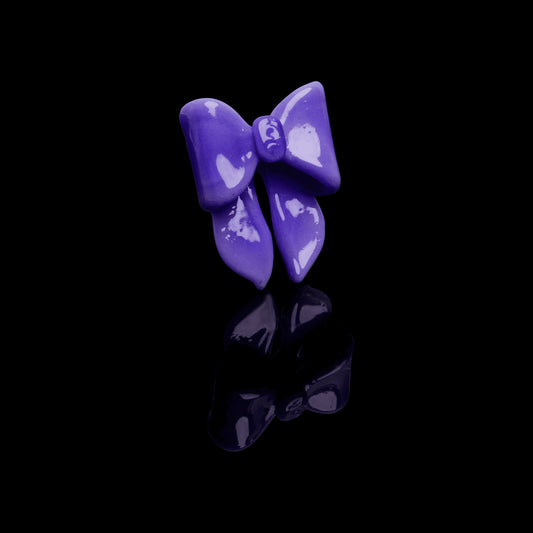 exquisite glass pendant - Purple Bow Pendant (D) by Sakibomb (2022 Drop)