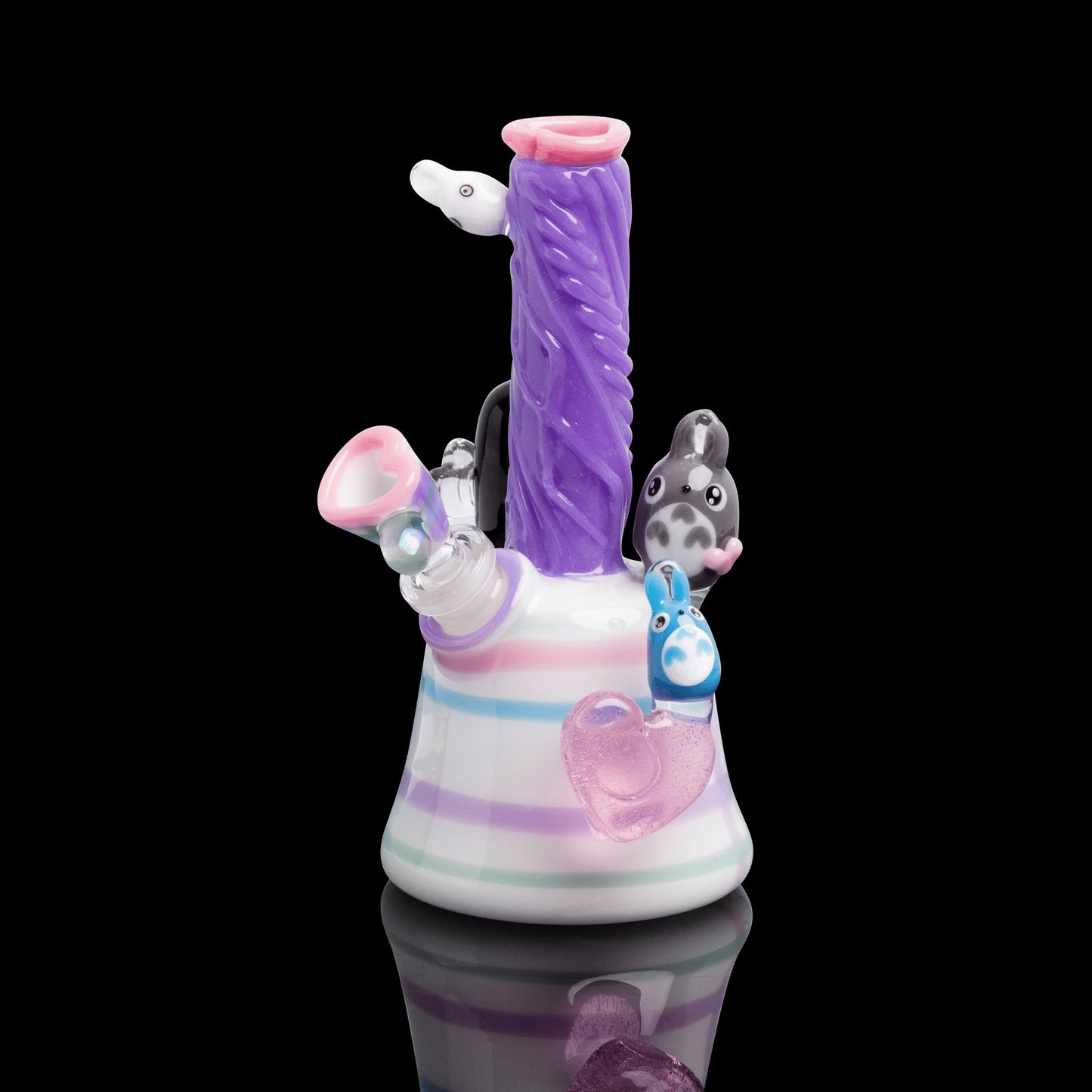 sophisticated art piece - Totoro Tube Collab by Kawaii Glass x Sakibomb (2022 Drop)