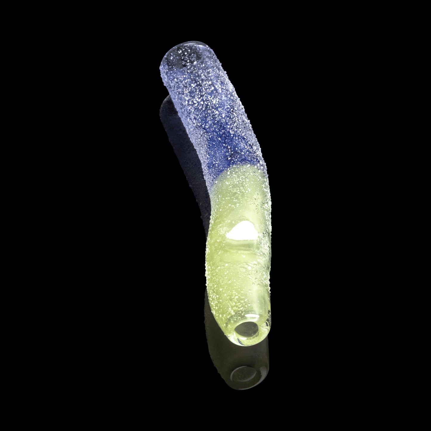 luxurious art piece - Sour Gummy Worm Chillum (A) by Emperial Glass (GV 2022)