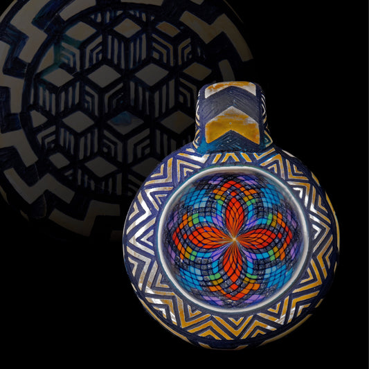 artisan-crafted glass pendant - Collab Pendant by John W x Artist Stylie (GV 2022)
