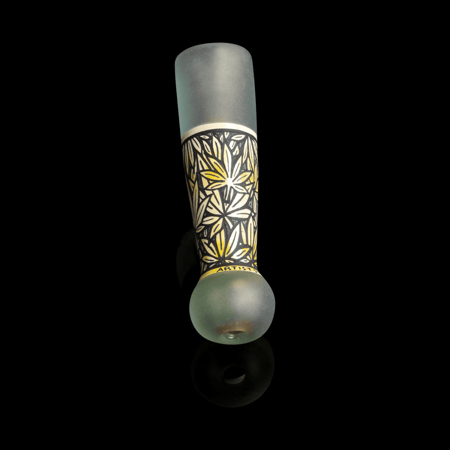 meticulously crafted art piece - Canopy Chillum by Artist Stylie (GV 2022)