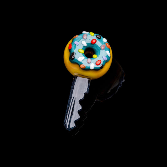 innovative glass pendant - Donut Key Pendant (A) by KGB Glass x Preston Hanna (2022 Drop)