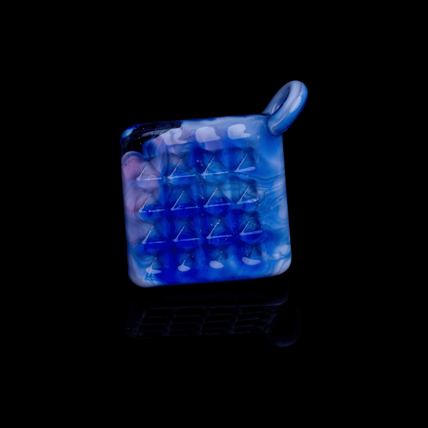 innovative glass pendant - Scribble Waffle Pendant (F) by Scomo Moanet x Preston Hanna (2022 Drop) (GIVEAWAY)