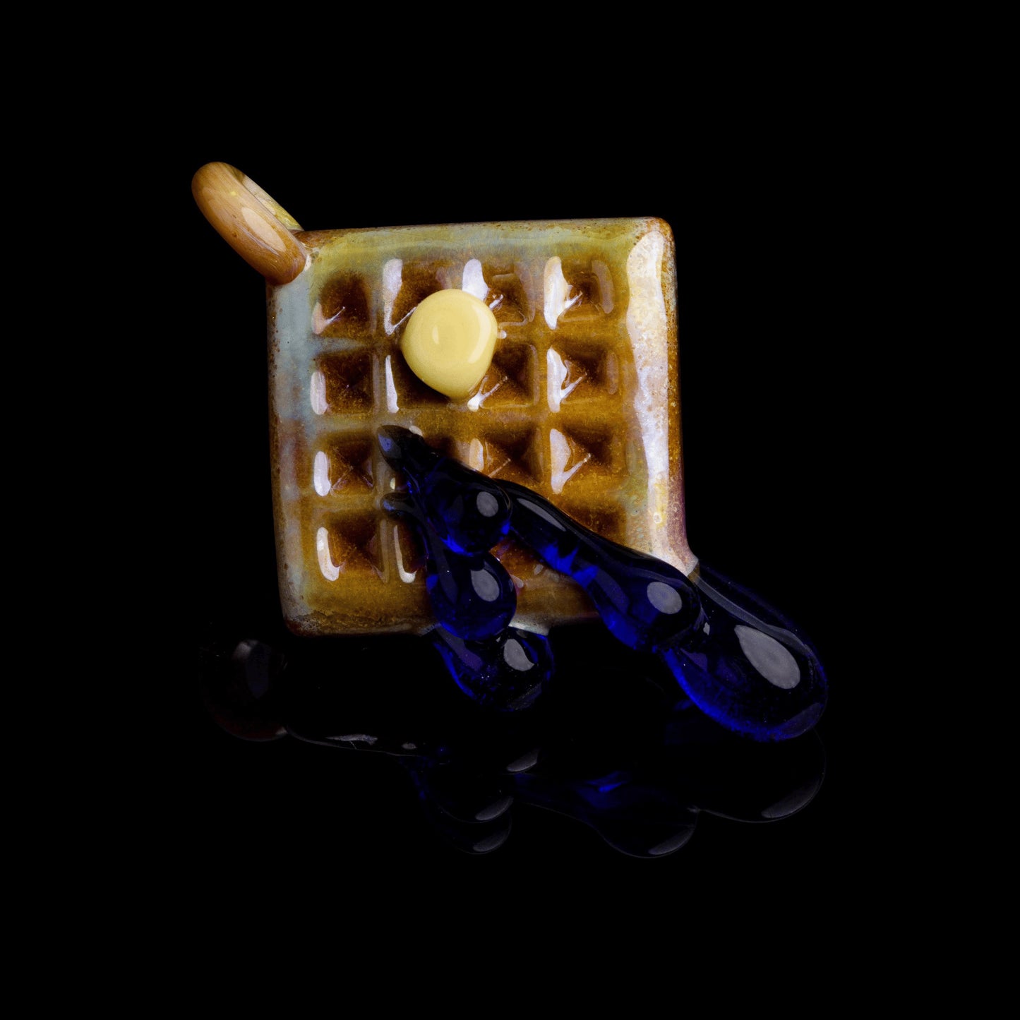 meticulously crafted glass pendant - Waffle Pendant (S) by Preston Hanna (2022 Drop)