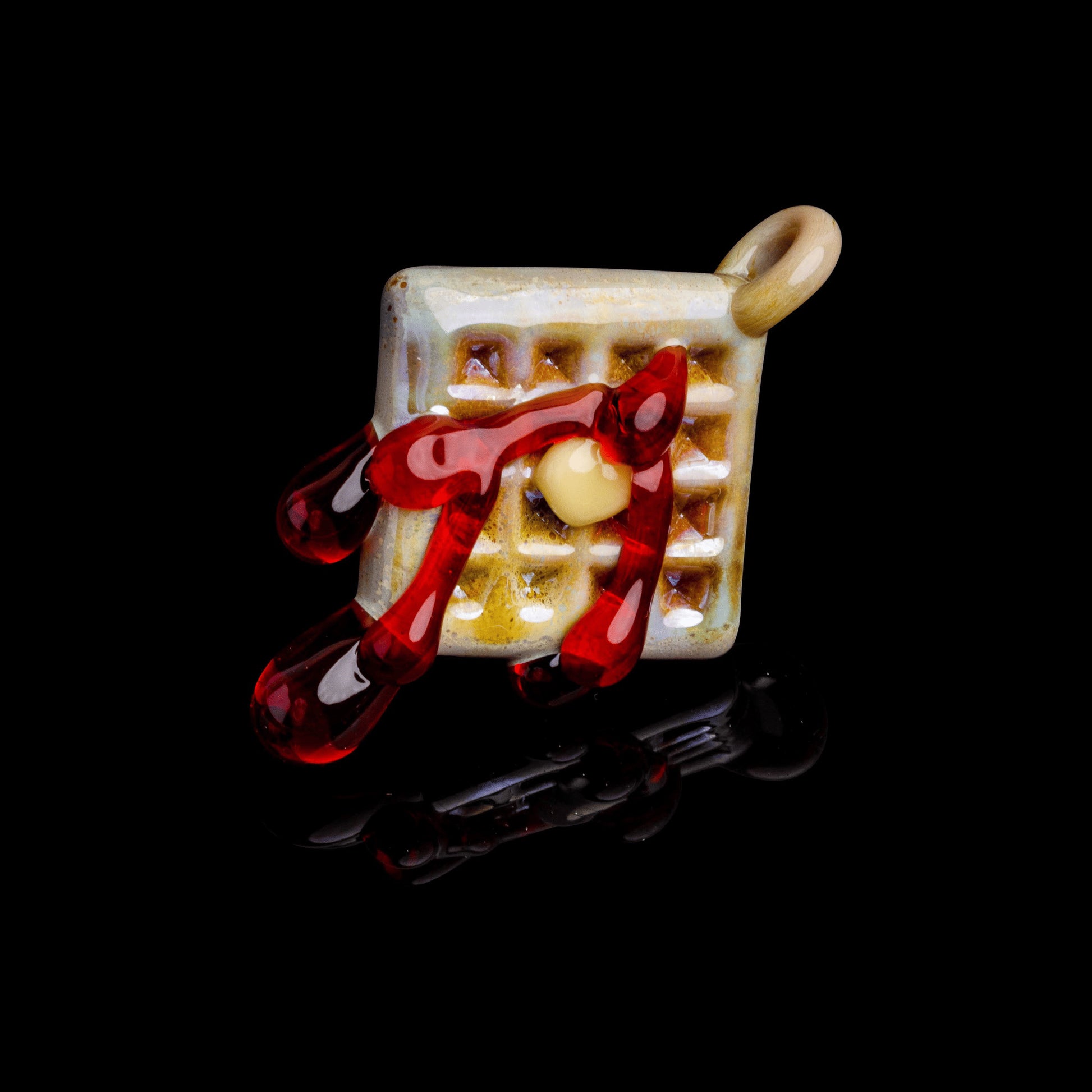 heady glass pendant - Waffle Pendant (O) by Preston Hanna (2022 Drop)