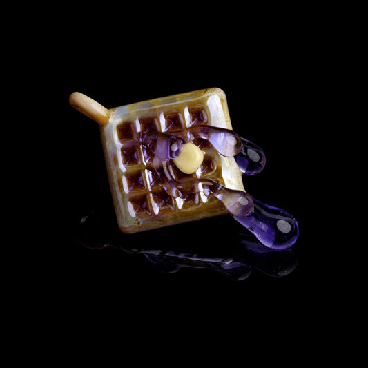 heady glass pendant - Waffle Pendant (E) by Preston Hanna (2022 Drop)