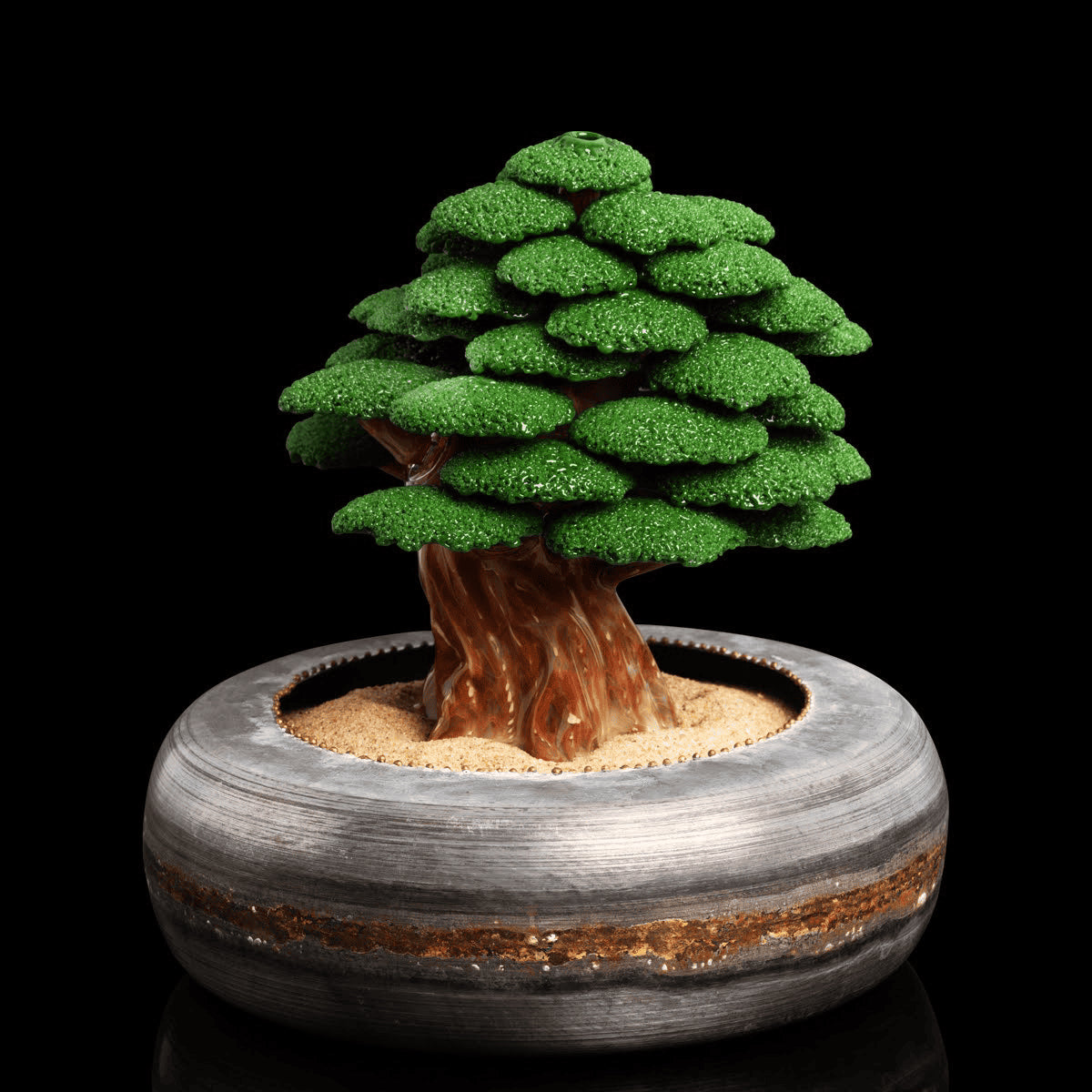 luxurious art piece - Classic Bonsai Tree (#50) by Bubbles the Butcher