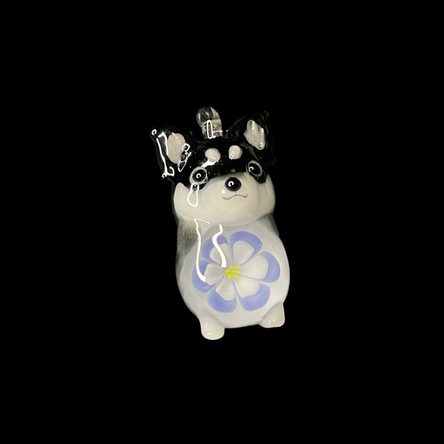 Flower Implosion Dog Pendant (C) by Azusa Glass (Hikari No Kakera 2025)