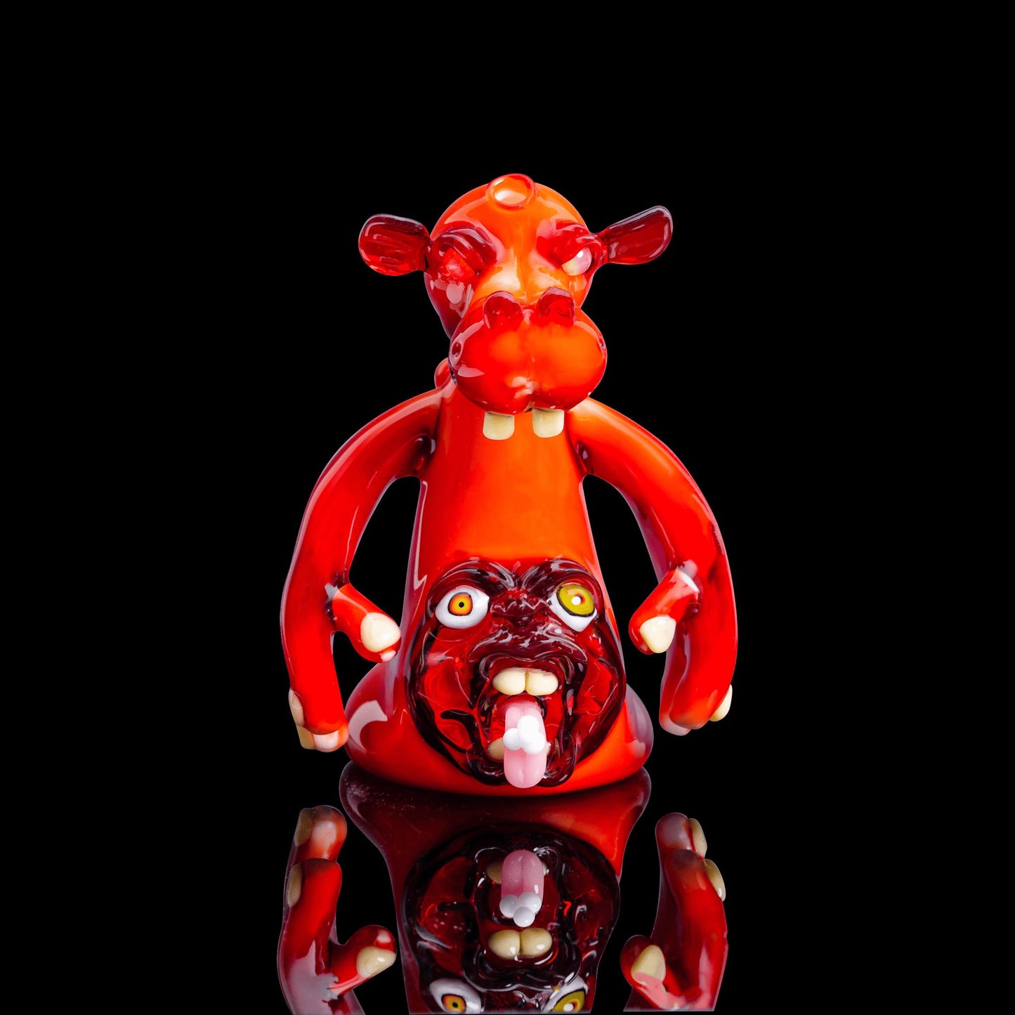 artisan-crafted art piece - Hangry Hangry Hippo Collab by Tony Kazy x Kaleb Folck (DFO)