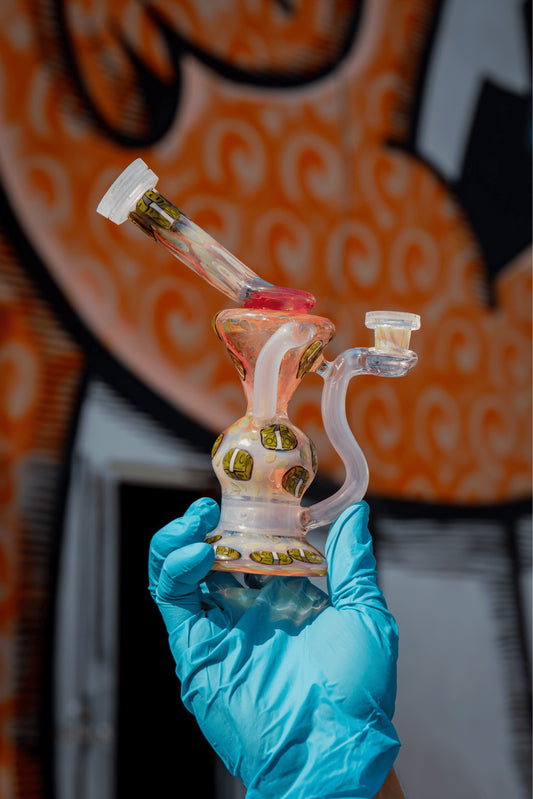 innovative art piece - Collaboration Recycler by GROE x Spiggity Glass (Got The Juice 2022)