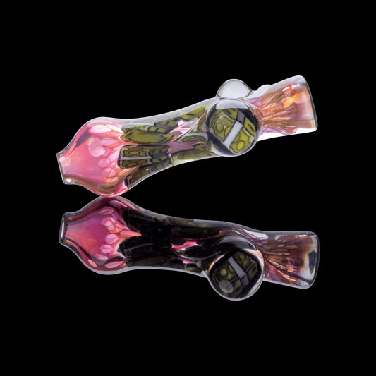 artisan-crafted art piece - Solo Large Money Chillum by GROE (Got The Juice 2022)