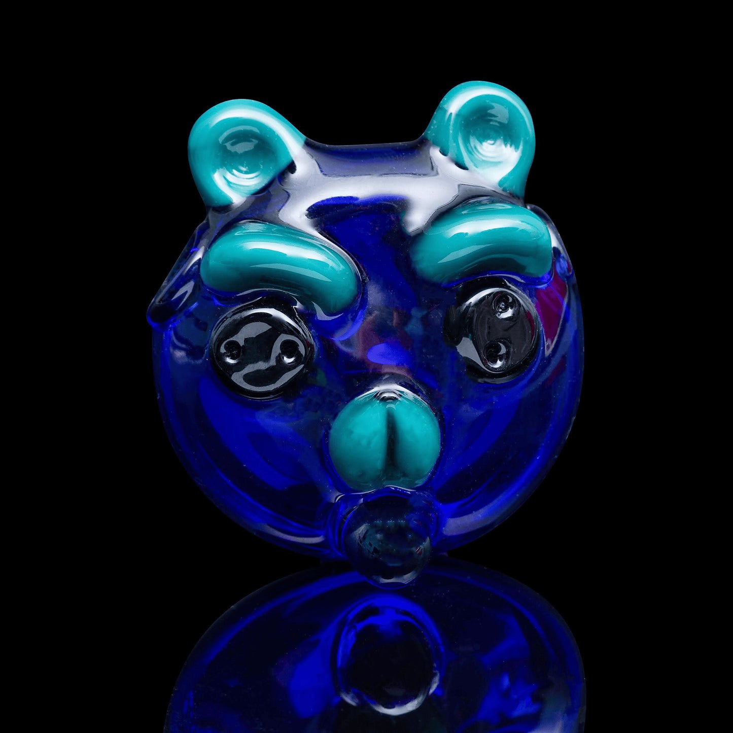 artisan-crafted glass pendant - Bear Pendant by Shurlockholm (A) (DFO)