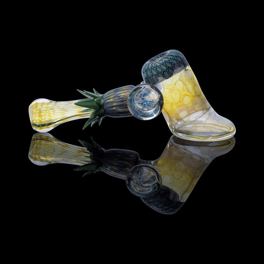 innovative art piece - Pineapple Neck Hammer (B) by Hondo Glass (2022 Release)