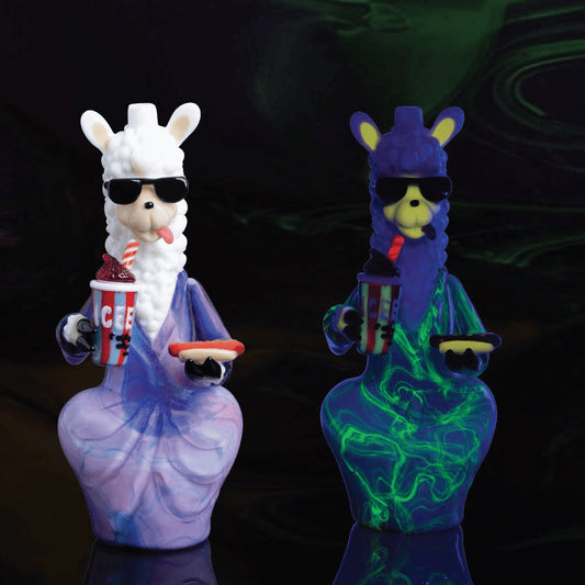 sophisticated art piece - Scribble Llama Collaboration by Hendy Glass x Scomo (2022 Release)