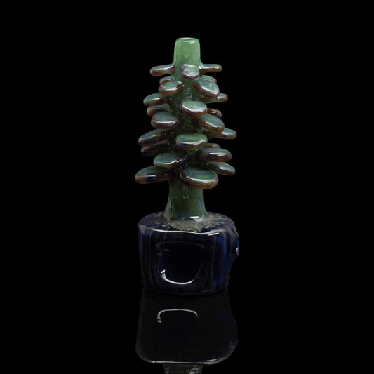 luxurious design of the Jade Plant Hand Pipe (D) by Gnarla Carla (2022 Release)