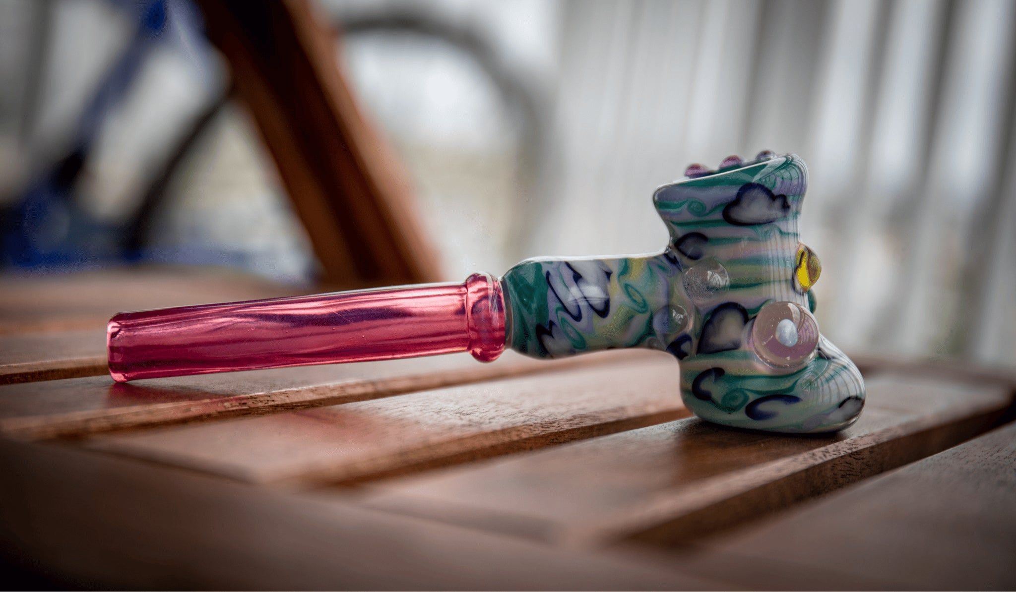 artisan-crafted design of the Large Mushroom Rig by Glasshole (2023)